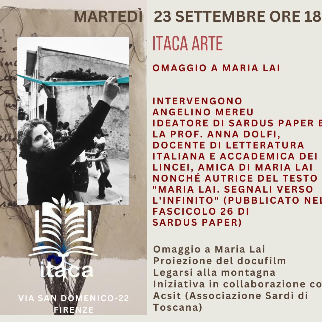 A Itaca omaggio a Maria Lai