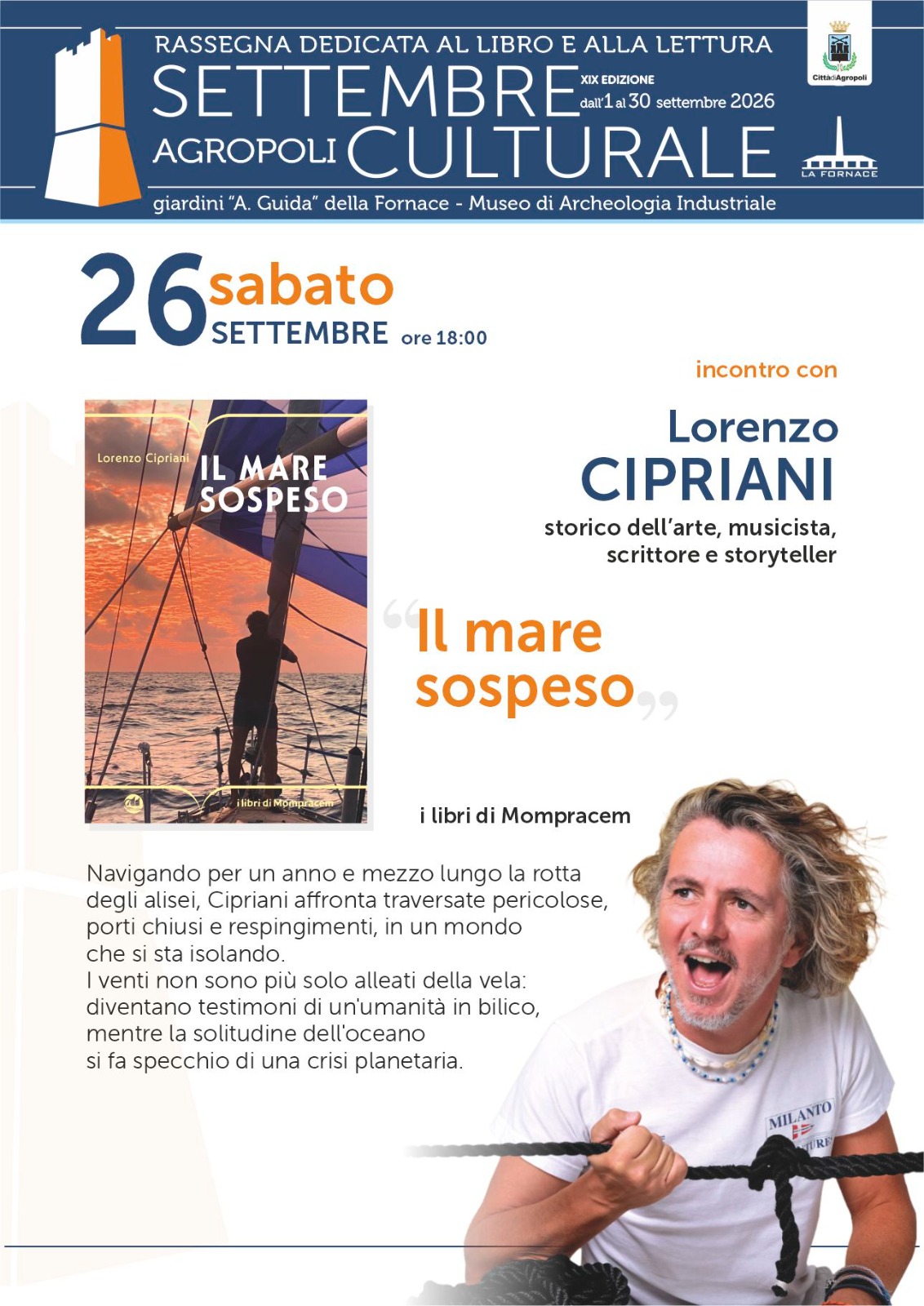 Settembre culturale Agropoli Il mare sospeso