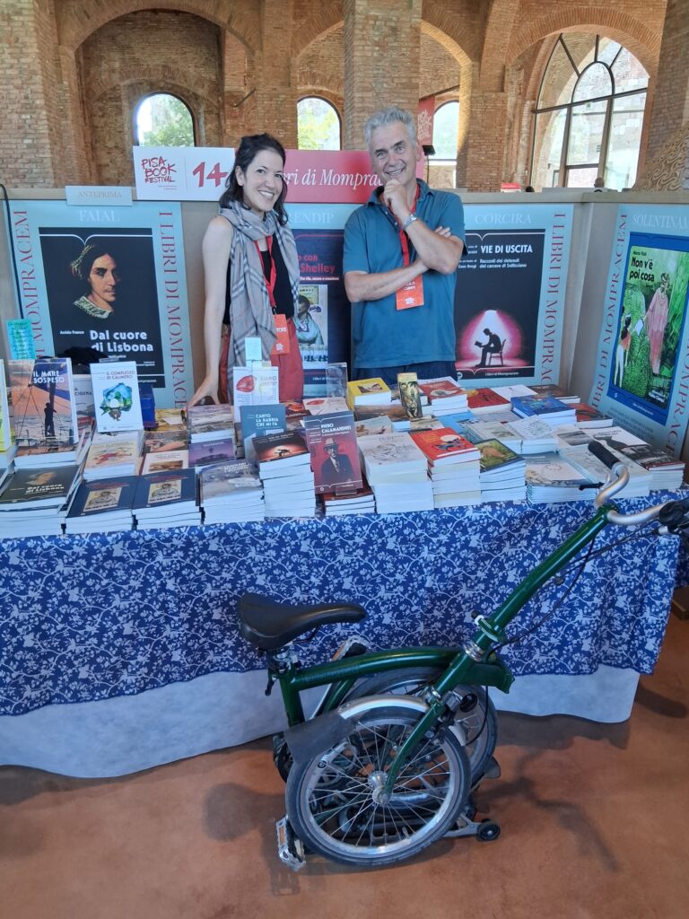 Pisa Book Festival, Sara Missorini e Paolo Ciampi, Stand i libri di Mompracem