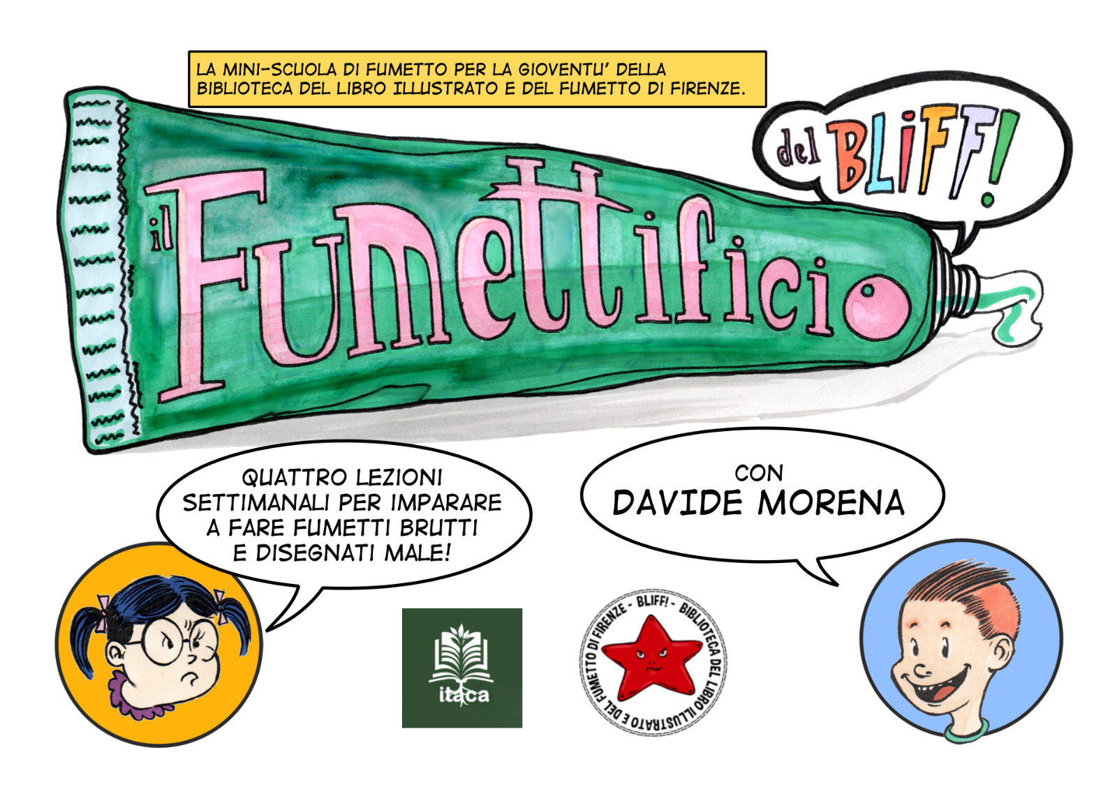 Corso di fumetto con Davide Morena a Itaca